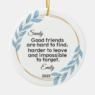 Lange Ferne Freundschaftsgeschenk, Geschenk der Be Keramik Ornament