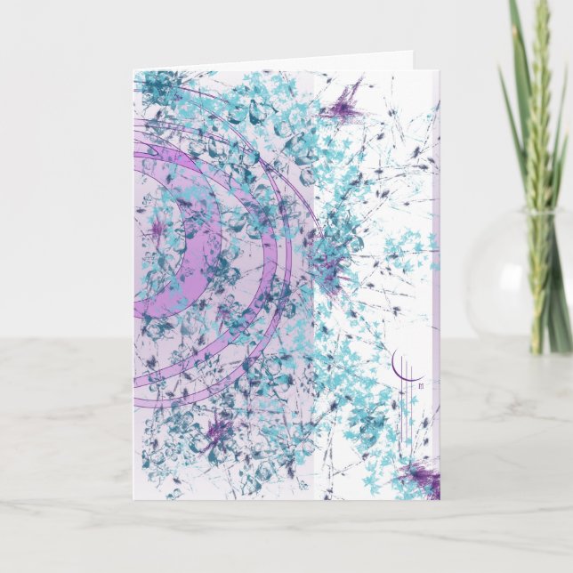 Lange für den Frühling Karte (Vorderseite)