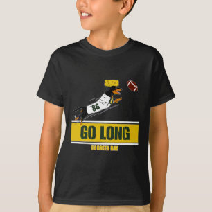 Lange gehen in der grünen Bucht Funny Dackel Footb T-Shirt