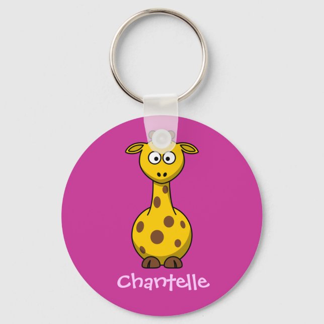 Lange Giraffe Schlüsselanhänger (Vorderseite)