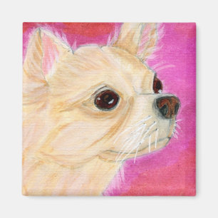 Lange Haar Chihuahua Magnet