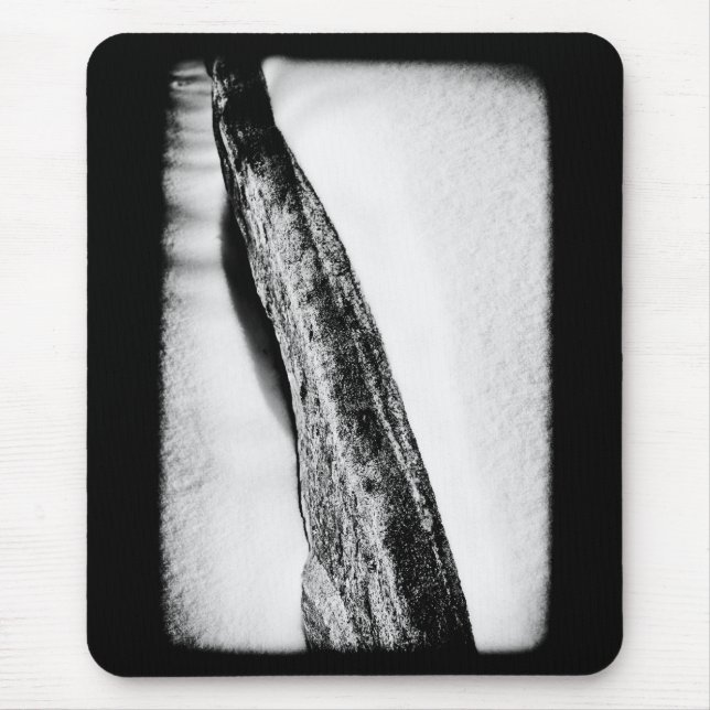 lange harte Kälte einsam Mousepad (Vorne)