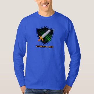 Lange Hülse amerikanische Kleidermarine T-Shirt