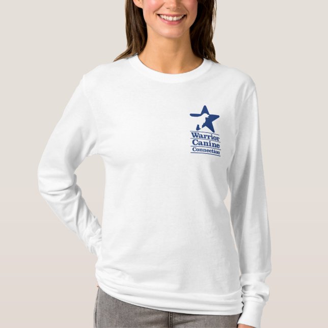 Lange Hülse EPW pawprints Damen T-Shirt (Vorderseite)