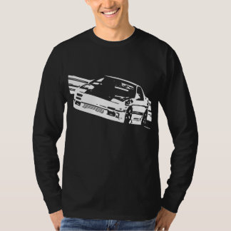 Lange Hülse Mazdas RX-7 FC3S seitlich T-Shirt