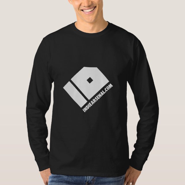 Lange Hülsen-Schräge T T-Shirt (Vorderseite)