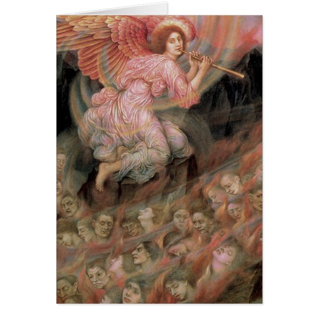 L'ange jouant de la flûte aux âmes en enfer par Ev (Devant)