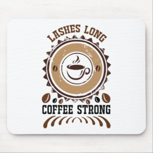 lange Kaffeemaschine Mousepad