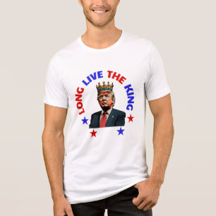 LANGE LEBEN SIE DEN KÖNIG: GEBEN SIE TRUMP Tri-Blend SHIRT