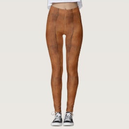 Lange Leder-Leggings Leggings