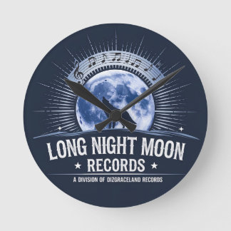 Lange Nacht Platten Runde Wanduhr
