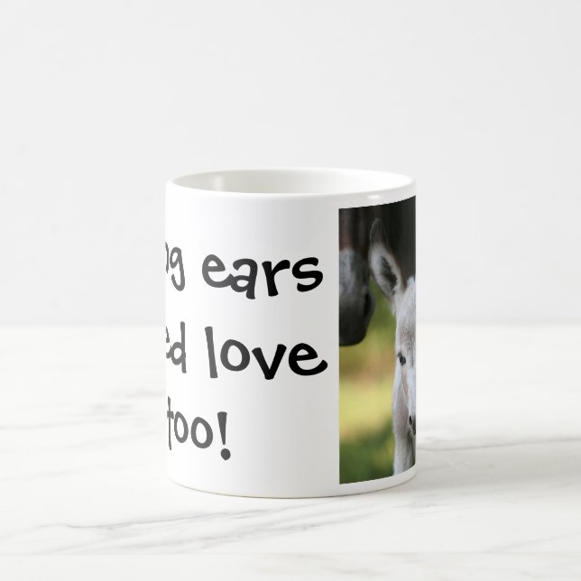 Lange Ohrbedarfs-Liebe auch! Kaffeetasse (Mittel)