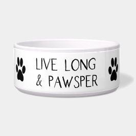 Lange Pawsper | Tatzen-lebhaftdrucke Napf