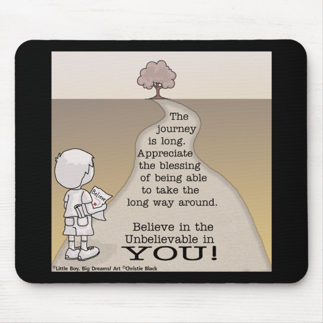 Lange Reise Mousepad (Vorne)