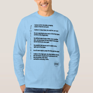 Lange Schnürsenkel, hellblau, "Apostelcreme" T-Shirt