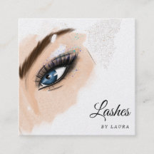 Lange schöne Lashes Augen und Brows Hand gezogen