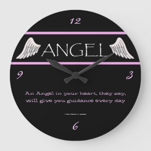 L'ange s'envole la grande horloge murale