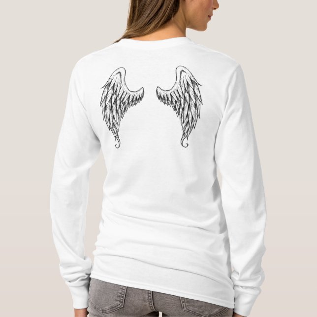L'ange s'envole le sweat - shirt à capuche (Dos)