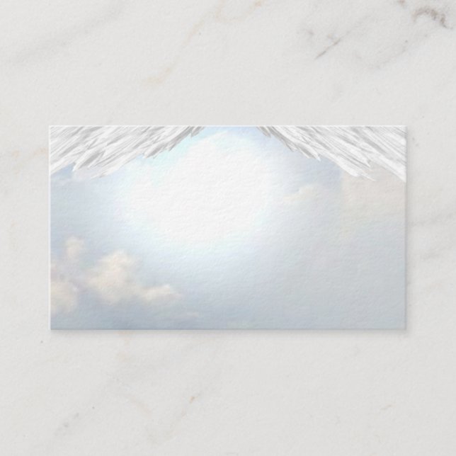 L'ange s'envole les cartes de visite spirituels (Devant)