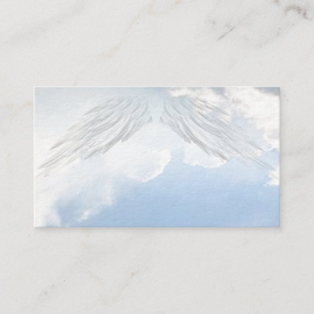 L'ange s'envole les cartes de visite spirituels (Devant)