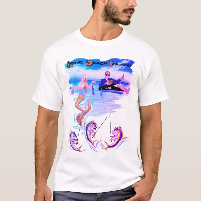 LANGE STRANDINSEL T-Shirt (Vorderseite)