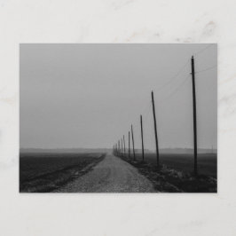 Lange Straße nach Nirgendwo Postkarte