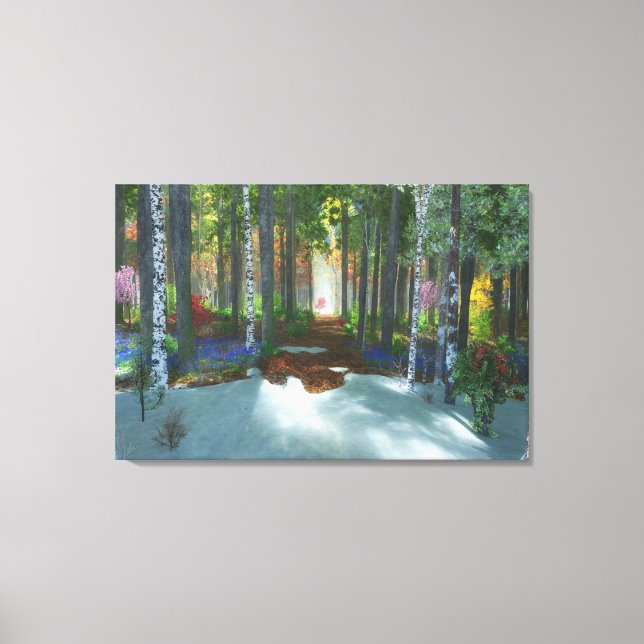 Lange Tageswanderungen Leinwand drucken (Vorderseite)