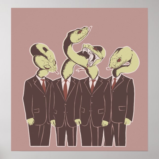 Lange Tongued Liars Poster (Vorne)