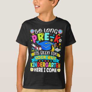 Lange Vorschule gehabt hat Spaß aussehen Kindergar T-Shirt
