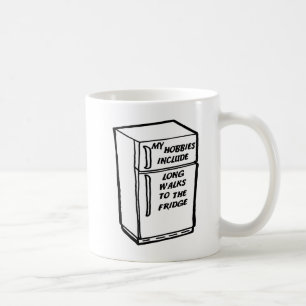 Lange Wege zum Kühlschrank Lustiger Becher Kaffeetasse