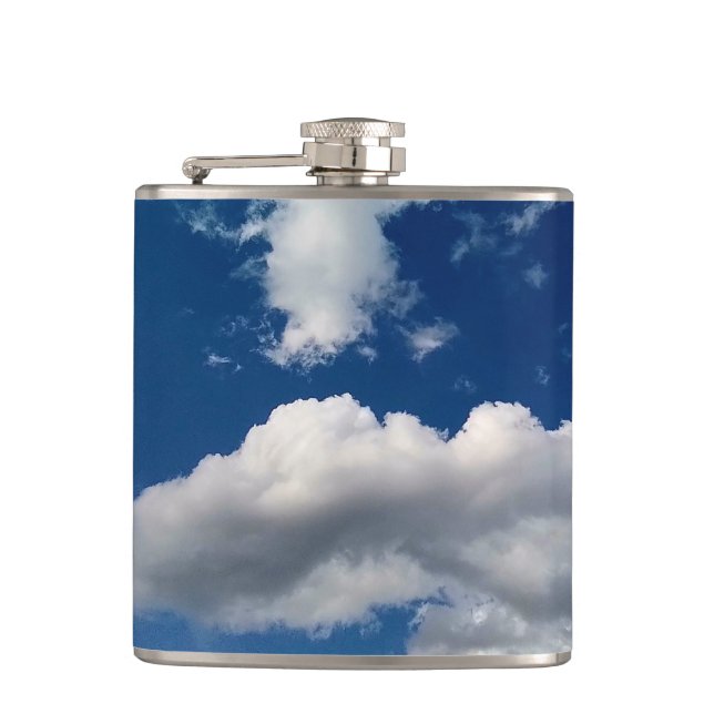 Lange weiche Wolke Flachmann (Vorderseite)