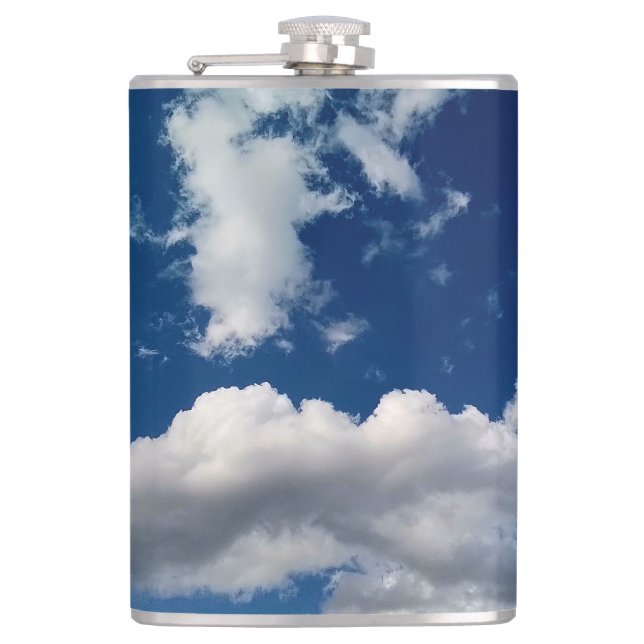 Lange weiche Wolke Flachmann (Vorderseite)