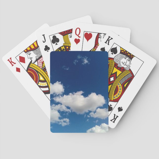 Lange weiche Wolke Spielkarten (Rückseite)