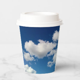 Lange weiche Wolken Pappbecher