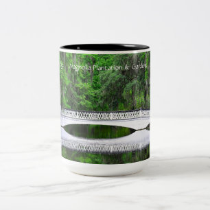 Lange weiße Brücke 15 Unze-Tasse Zweifarbige Tasse