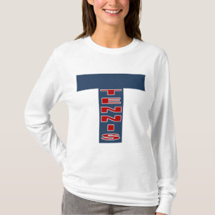 Lange weiße Hemden TENNIS T-Shirt