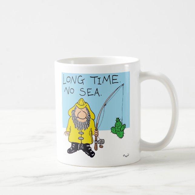 Lange Zeit, kein Meer Kaffeetasse (Rechts)