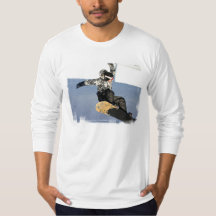 Langer die Hülsen-T - Shirt der