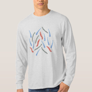 Langer die Hülsen-T - Shirt der