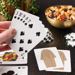 Langer Frühjahrsmantel Spielkarten