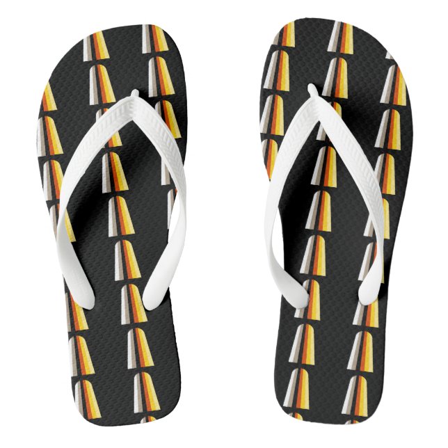Langer Haar-Stolz Flip Flops (Fußbett)