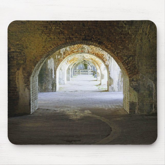 Langer Hall am Fort Pickens Mousepad (Vorne)