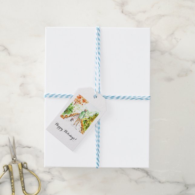 Langer Heimweg Geschenkanhänger (Mit Garn)