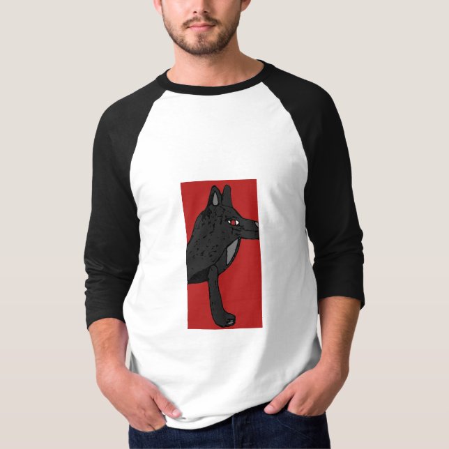 Langer T - Shirt die Hülse der Männer mit (Vorderseite)