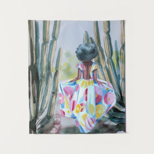 langer Weg Wandteppich