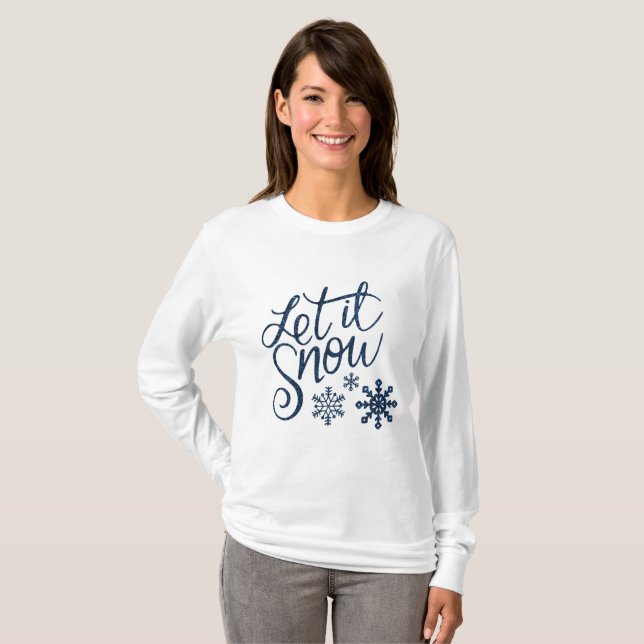 Langes der Frauen sleeved gelassen ihm, zu T-Shirt (Vorne ganz)