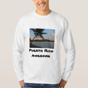 Langes die Hülsen-T-Shirt der Puerto- T-Shirt