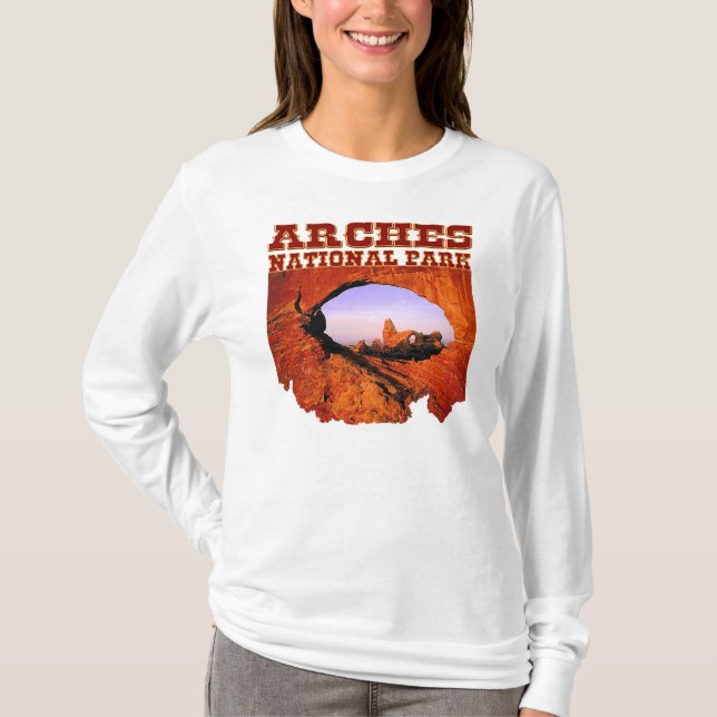 Langes die Hülsen-T-Shirt der T-Shirt (Vorderseite)