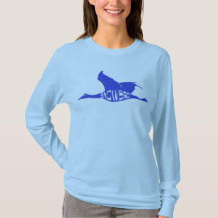 Langes Hülsen-Shirt des Snowbird T-Shirt