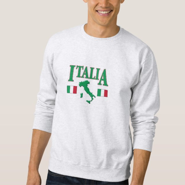 Langes Hülsen-Shirt Italiens, Italien Sweatshirt (Vorderseite)